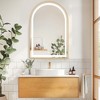 CSBDHOME 24" W x 36" H Recessed Framed Medicine Cabinet With LED Mirror - 2 of 4