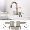 Two-Handle Centerset Faucet for RV Bathroom Sink, Designed for 3-Hole Installation - 3 of 4