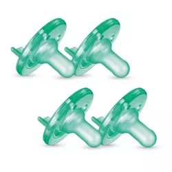 Philips Avent Soothie - Green - 3-18 Months - 4pk