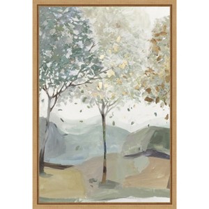 Amanti Art Breezy Landscape III by Allison Pearce Framed Canvas Wall Art - 1 of 4