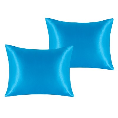 2 Pack Satin Pillowcases for Hair and Skin, Luxurious and Silky Pillow Cases with Envelope Closure - NTBAY