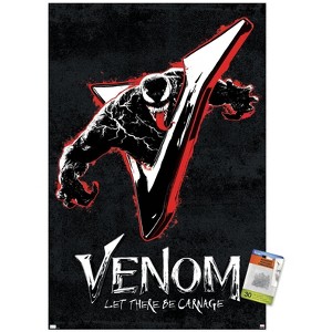 Trends International Marvel Venom: Let There be Carnage - V Graphic Unframed Wall Poster Prints - 1 of 4
