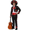 HalloweenCostumes.com Small   Men's Mariachi Costume & Sombrero Hat,  Halloween or Mexican Holidays, Black/Green/Red - 4 of 4