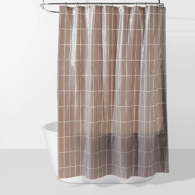 PEVA Bundle Shower Curtain Matte Gray - Room Essentials&#8482;