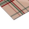 Emanuela Carratoni Tartan Theme on Pink Welcome Mat - Society6 - image 3 of 3