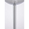 Elegant Lighting Eclipse 1 Light Chrome Floor Lamp With Clear Glass - 4 of 4