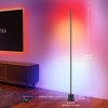 Corner Floor Lamp - Smart RGB LED Corner Floor Lamp for Living Room with APP and Remote, Modern Floor Lamp with Music Sync - 2 of 4