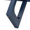 PDTEND 54" Retro Elegant Versatile Storage Console Table with Marble-Effect Top for Entryway and Living Room - 4 of 4