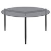 Coaster,Rosalie Round Smoked Glass Top Coffee Table - 3 of 4