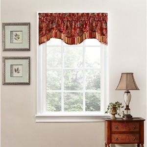 Waverly Navarra Antique 100% Polyester Jacquard Weave Tier & Valance Set - 1 of 1