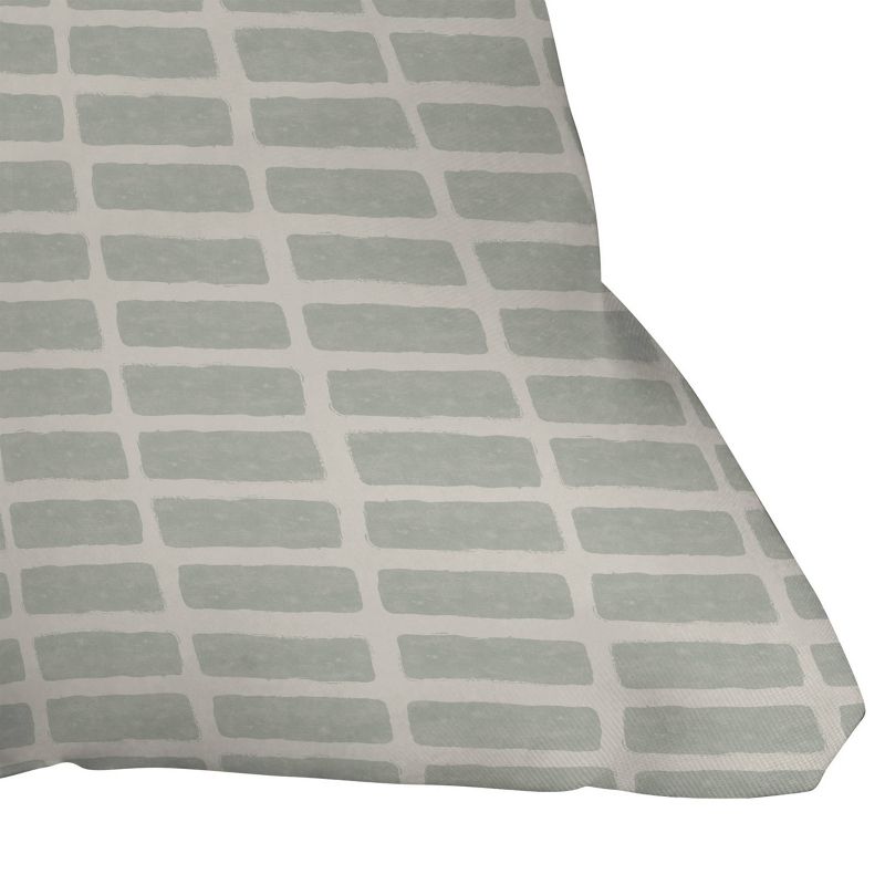 Little Arrow Design Co. Block Print Tile Outdoor Throw Pillow - Deny Designs, 3 of 5
