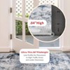 Area Rug Washable Non-Slip Lightweight Floral Vintage Distress Print Rug for Living Room - 4 of 4