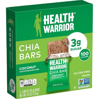 Health Warrior Chia Coconut Bars - 5ct – Target Inventory Checker ...