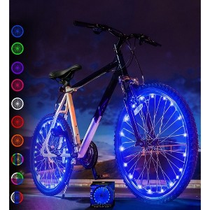 Activ Life Bike Lights (2 Tires, Blue) Hot Gifts for Men for Camping & Vacation Toys - Top Beach Vacation Must Haves - 1 of 4