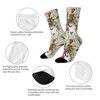 Hummingbird Animals Women Printed Crew Socks Funny Funky Socks Soft Polyester Novelty Gifts for Artists Men - 4 of 4