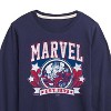 Boys' - Marvel - Collegiate Americana Long Sleeve Graphic T-Shirt - 2 of 4