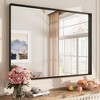 Apmir High-Strength Tempered Glass and Aluminum Alloy Framed French Cleat Mounted Wall Decor Bathroom Vanity Mirror with 5-Year Warranty - 4 of 4