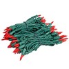 Novelty Lights RetroGlo Ceramic Mini Lights 100 Light on Green Wire 34 Feet Long - 4 of 4