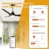 Parrot Uncle 52" Smart Ceiling Fan with Lights and Remote Works with Amazon Alexa or Google assistant - 4 of 4