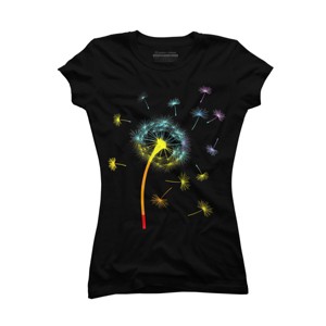 Design By CreativeHT Humans Rainbow Colorful Dandelion Flower Pride By CreativeHT T-Shirt - 1 of 2