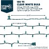 Joyfy 100 Count Clear Christmas String Lights, Warm White Fairy Light Xmas Tree Lights with Green Wire Decoration for Holiday Party Decor - 4 of 4