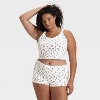 Women's Jersey Tank Top and Shorts Pajama Set - Wild Fable™ - 4 of 4