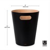 Umbra 2gal Woodrow Indoor Trash Can - 2 of 4