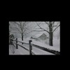 Northlight Small Fiber Optic Lighted Snowy Winter Cabin Canvas Wall Art 11.75" x 15.75" - 2 of 2
