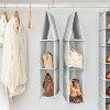 WeThinkStorage Handbag Hanging Closet Organizer 4 Shelf Gray - 4 of 4
