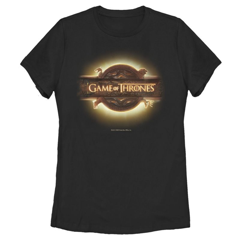 Women's Game of Thrones Logo Glow T-Shirt, 1 of 4