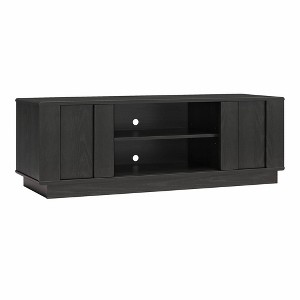 Greenwich TV Stand for TVs up to 65" Black Oak - Mr. Kate: Engineered Wood, Adjustable Shelving, Cable Management - 1 of 4