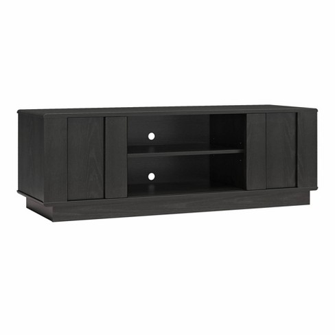 Greenwich TV Stand for TVs up to 65" Black Oak - Mr. Kate: Engineered Wood, Adjustable Shelving, Cable Management - image 1 of 4