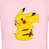 Juniors Womens Pokemon Pikachu Sitting Portrait T-Shirt - image 2 of 4