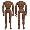 Set of 5 12 Inch 1/6th Scale Super Articulated Type S Male Action Figure Bodies [Brown] - 3 of 4