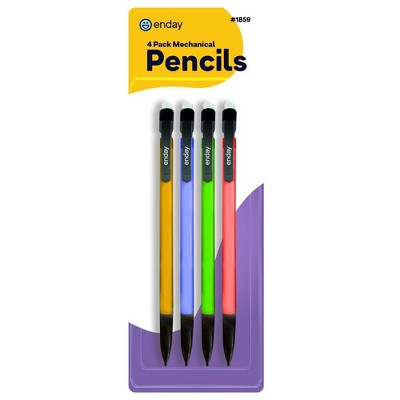 Altitude 4pc Mechanical Pencils With Lead Refill Assorted Colors : Target