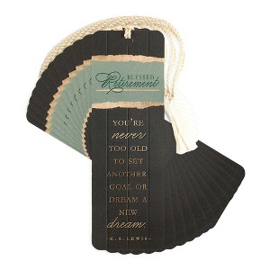 Dicksons Blessed Retirement Black and Green 6 Inch Keepsake Tassels Bookmarks Pack of 12 - 1 of 4