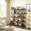 KTMBDW Triple Wide 5 Tier Bookshelf, 70.9" Tall Bookcase, Modern Bookcases and Bookshelves Furniture for Bedroom, Living Room and Home Office - 3 of 4