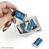 Big Dot of Happiness Happy Hanukkah - Mini Candy Bar Wrapper Stickers - Chanukah Small Favors - 40 Count - 2 of 4