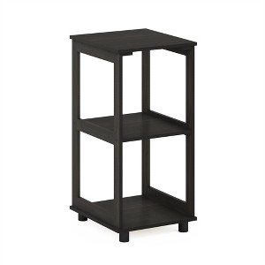 Furinno Romain 2-Tier Tall End Table, Espresso - 1 of 1