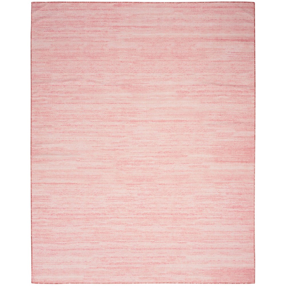 Photos - Area Rug Nourison 6'x9' Machine Washable Modern Essentials Woven  Pink 