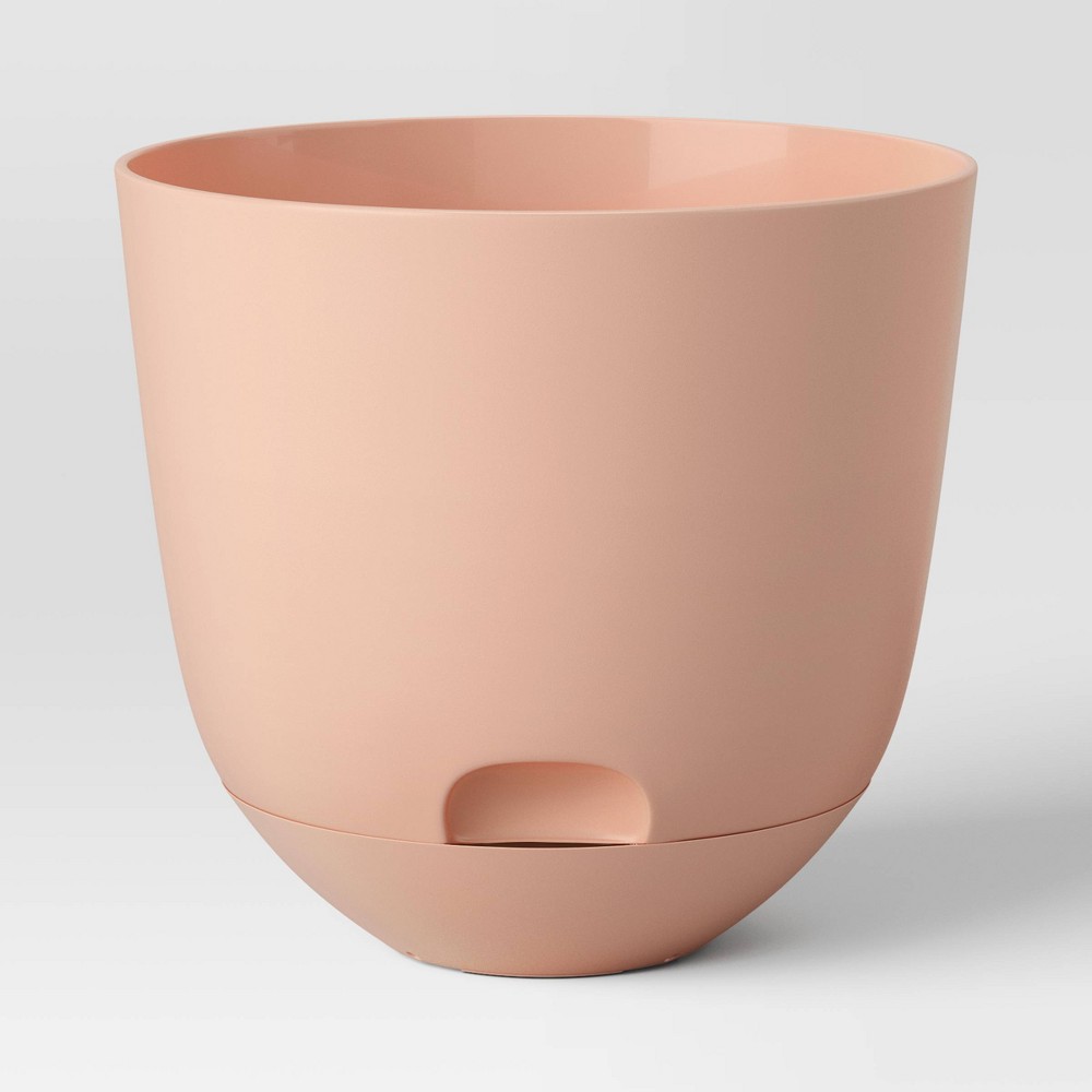 8" Wide Outdoor Self Watering Planter Light Pink - Room Essentials™