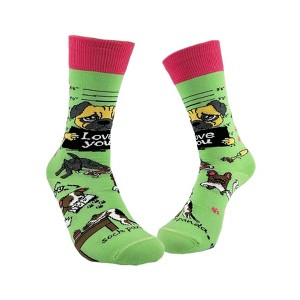 Bad and Guilty Dog Socks (Women's Sizes, Adult Medium) from the Sock Panda - 1 of 4