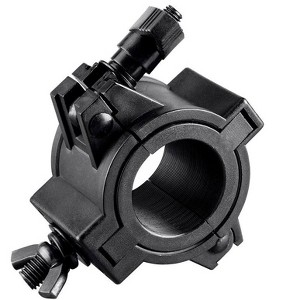 Monoprice ABS Molded O-Clamp Black | With Low Profile Mounting, Fits truss diameters of 1", 1.5", and 2" - Stage Right Series - 1 of 4