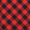 KOVOT Tablecloth Red & Black Buffalo Check Plaid 100% Cotton - Festive Table Cover for Christmas, Winter & Holiday's - 2 of 4