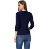 Clearlove Women's 3/4 Sleeve Button Down Sweater Cardigan - 3 of 4