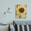 Stupell Industries Summer Sunflower with Yellow Honey Bee Detail Gallery Wrapped Canvas Wall Art, 24 x 30 - 2 of 4