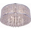 Elegant Lighting Amelie 6 light Chrome Flush Mount Clear Royal Cut Crystal - 2 of 2