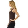 Rekucci Women's Soft Jersey Knit Sleeveless Tank Top – Casual & Versatile Everyday Wear - 2 of 3