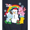 Men's - Care Bears - Christmas Snowman Graphic Fleece Sweatshirt - 2 of 4