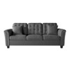 NicBex 85.4 Inch 3-seater Sofa with Tufted Back Cushions and 2 Pillows for Office,Living Room,Apartment - 3 of 4